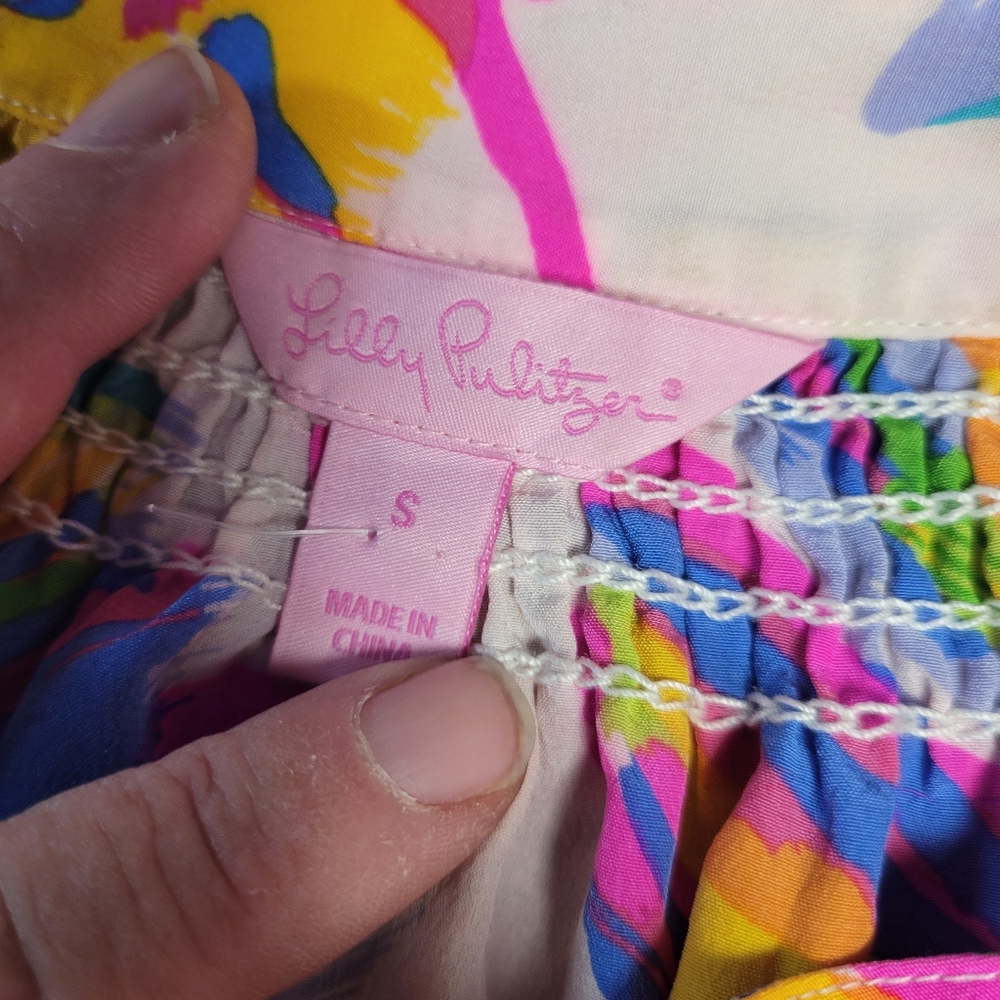 Lilly Pulitzer Blouse Ladies Blouse Size Small - Picture 3 of 4